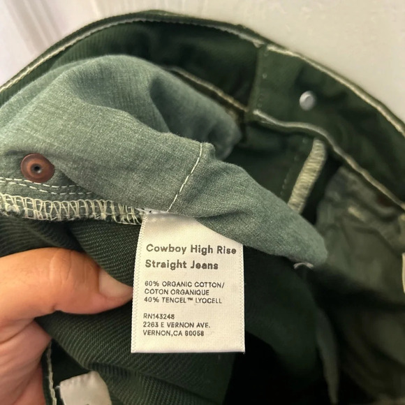 ! Reformation Cowboy High Rise Straight Jeans size 24 - Picture 8 of 8